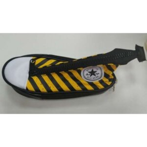 Пенал косметичка 2цв SNEAKERS 22х11см на молнии лавсан асс M-9451
