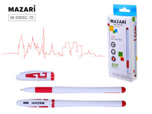 Ручка гелевая 0,5мм Красная SAMY M-5505C-72