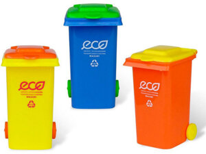 Подставка для канцелярских принадлежностей ECO 6.5х8х12см пластик асс M-4330*