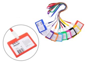 Бейдж горизонт 103х75мм PERSONALITY на шнурке M-5696