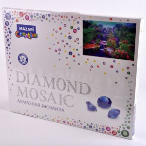 Алмазная мозаика Водопад 40х50 см полная выкладка M-11753