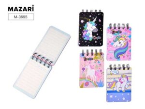 Блокнот  36л FAIRYTALE 10,5х14см с ручкой шар Евроспираль M-8472