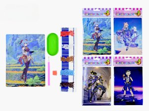 Алмазная мозаика АНИМЭ 13.5X23 см частичная выкладка в асс AT-12101