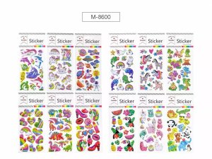 Наклейки декоративные 12 дизайнов M-8600