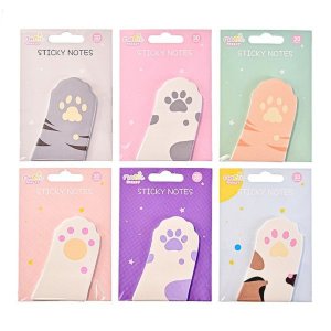 Блок для записи с липким слоем Лапки 7.5x5.0см 30л M-4793