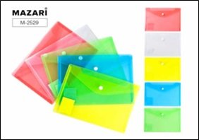 Папка на кнопке А5 LIMPID пластик M-2529