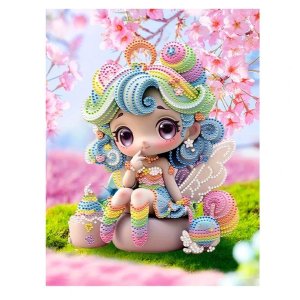 Алмазная мозаика ЗЕФИРКА 23X30 см частич выкл M-12124