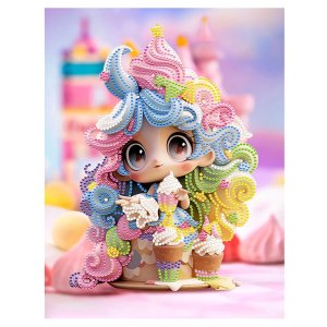 Алмазная мозаика ЗЕФИРКА 23X30 см частич выкл M-12125