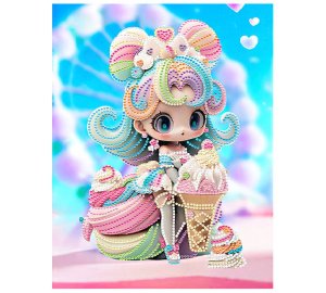 Алмазная мозаика ЗЕФИРКА 23X30 см частич выкл M-12128