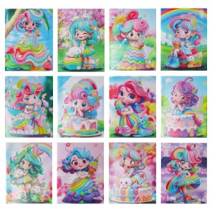 Алмазная мозаика ЗЕФИРКИ NEW 23X30 см частичная выкл M-12162