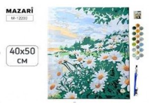 Картина по номерам 40х50 РОМАШКИ M-12233