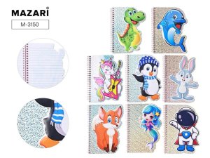 Блокнот ГОЛОГРАФИЯ С КАРТИНКОЙ 13.5х18.8см 50л линия M-3150