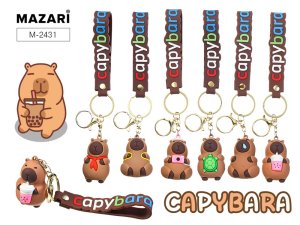 Брелок КАПИБАРА 5.5*4 см 6 дизайнов в асс M-2431