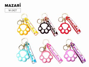 Брелок ЛАПКА 6 цветов в ассортименте ОПП-упаковка M-2427 