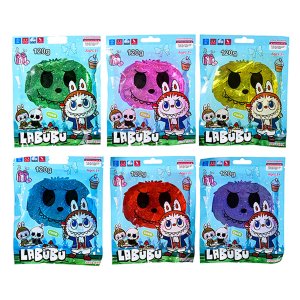 Слайм ЗУБАСТИК 120 г зип пакет 6 цветов ассорти M-20579