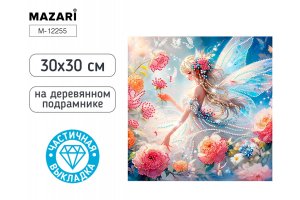 Алмазная мозаика ФЕЯ 30x30 см частичая выкл на подрам M-12255