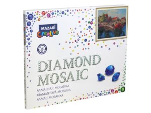 Алмазная мозаика ГОРОД В ЦВЕТАХ 40х50см M-11239opp