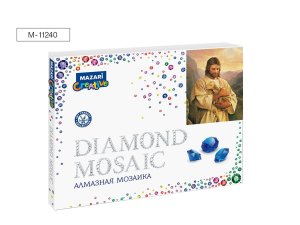 Алмазная мозаика ИИСУС С ЯГНЕНКОМ 40х50см M-11240opp