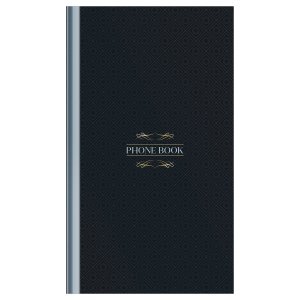 Телефонная книга  80л А5 Моноколор Dark  УФ-лак с высечкой Тк80т_55496