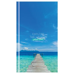 Телефонная книга  80л А5 Путешествия Райское место УФ-лак с высечкой Тк80т_55495