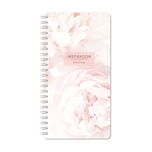 Телефонная книга  80л А5 Цветы For inspiration с высечкой Спираль Тк80г_4856