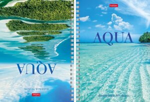 Тетрадь 80л А5 двойная Клетка Душа океана на гребне 80Т5дтВ1гр_29714