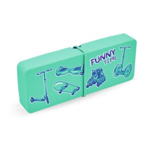 Пенал школьный  ВРЕМЯ КАТАТЬСЯ 20x7x3, одно отделение, силиконовый 48951/25