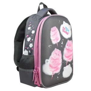 Ранец школьный 29х39.5х14см Котоваты 59294