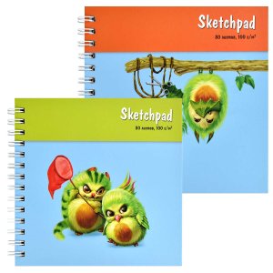 Скетчпад  80л 195х195мм Авокадо 100г 57800