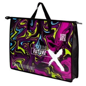 Папка для чертежей и рисунков А3 пластик Кислотный стиль 66301