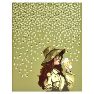 Тетрадь 32л Клетка Романтика 65811