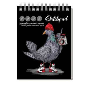 Скетчпад А6 30л ГОЛУБЬ 62444