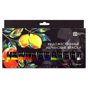 Краски акриловые ЛИМОНЫ 64587/12 