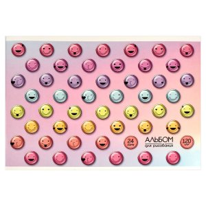 Альбом 24л СМАЙЛИКИ 66915