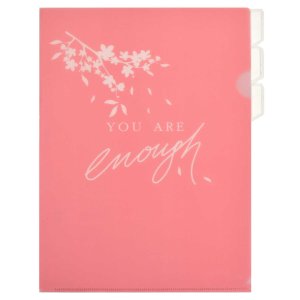 Папка уголок А4 Нежный коралловый пластик 180мкм 65870