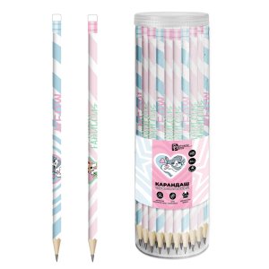 Карандаш ч/г HB Котики и друзья трехгранн асс 70087