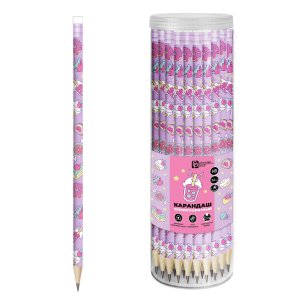 Карандаш ч/г HB Тортики трехгранн асс 70089