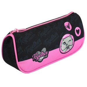 Пенал  68348/ 24 ОЗОРНАЯ КОШЕЧКА (без наполнения, 20х9.5х4.5 см, полиэстер, мол