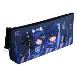 Пенал школьный Феникс+, арт.68411/ 30 КИБЕР АНИМЕ (без наполнения, 21х3,5х8 см, микрофибра на ПВХ-ос