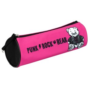 Пенал школьный Феникс+, арт.68464/ 30 ПЛЮШЕВЫЙ МИШКА (без наполнения, 21х7х7 см, микрофибра на ПВХ-о