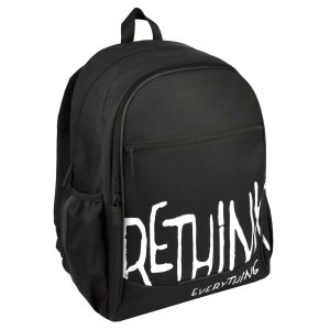 Рюкзак  ПЕРЕОСМЫСЛИ! (31х42х15 см полиэстер шелкография 1 отд 68251