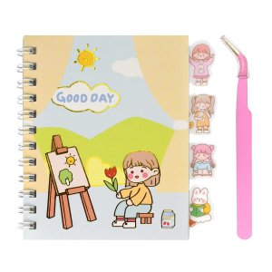 Наклейки в блокноте 90х110мм РИСОВАНИЕ 12л 72282