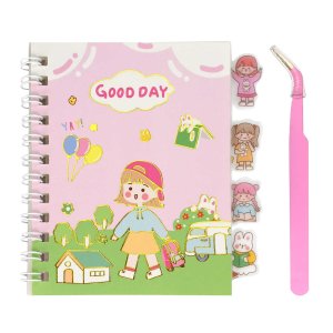 Наклейки в блокноте 90х110мм В ШКОЛУ 12л 72283