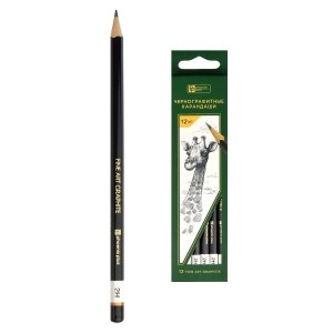 Карандаш ч/г 2H ЖИРАФ 12шт 65470