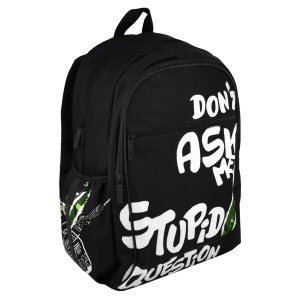 Рюкзак школьный Феникс+ арт.68250/ 14 НЕ ЗАДАВАЙ ВОПРОСОВ (31х42х15 см, полиэстер, сублимационная пе