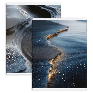 Тетрадь  80л Клетка А4 перевертыш МЕРЦАНИЕ 73674