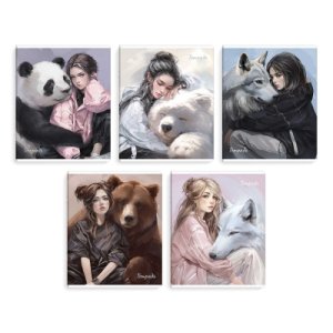 Тетрадь  48л Клетка Тотемное животное 70919