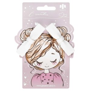 Набор заколок для волос Зажим БАНТИКИ в наборе 2шт 6,3 см 71786