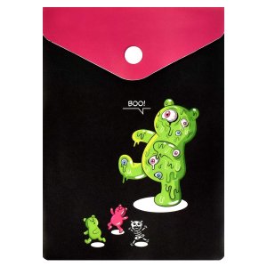 Папка для документов ЖЕЛЕЙНЫЕ МИШКИ на кнопке 15.8х11.4 см 65859