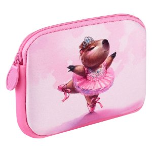 Кошелёк для банкнот и монет КАПИБАРА БАЛЕРИНА 12,5x9,5x1,8 72336